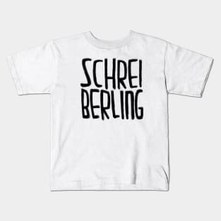 Funny Writer, German, Schreiberling Kids T-Shirt